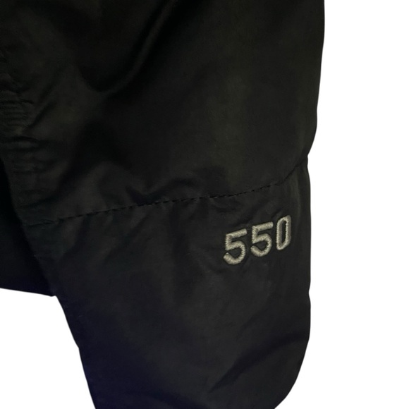 The North Face Down Black Puffer Jacket with Hood and Belt Women Size S - Picture 3 of 9